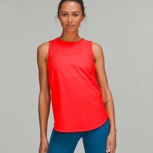 Lululemon Sculpt Tank Top - Size 16; Color: Flare Orange/Red/Coral
